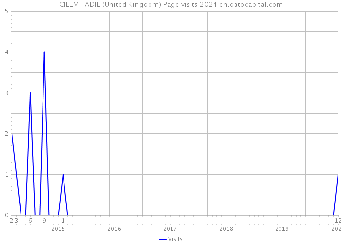 CILEM FADIL (United Kingdom) Page visits 2024 
