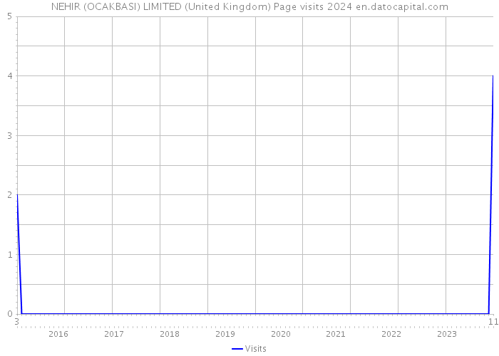 NEHIR (OCAKBASI) LIMITED (United Kingdom) Page visits 2024 