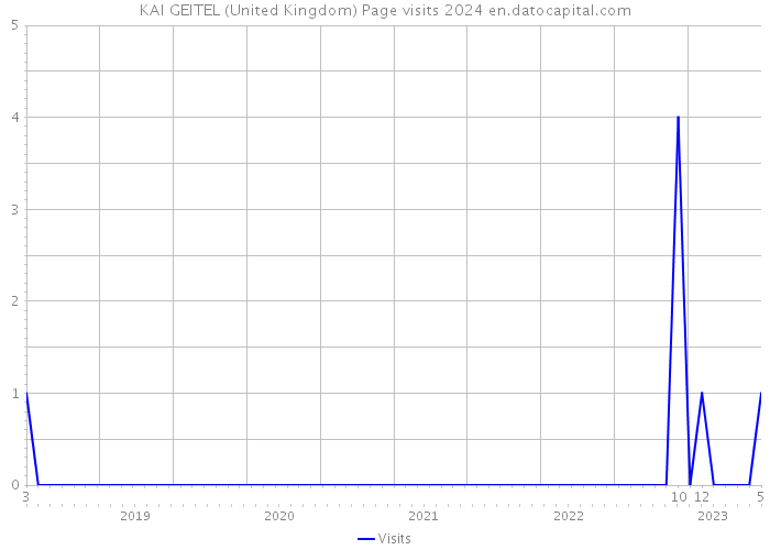 KAI GEITEL (United Kingdom) Page visits 2024 