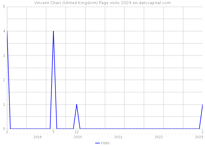 Vincent Chari (United Kingdom) Page visits 2024 