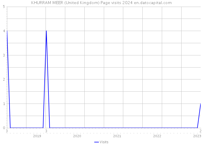 KHURRAM MEER (United Kingdom) Page visits 2024 