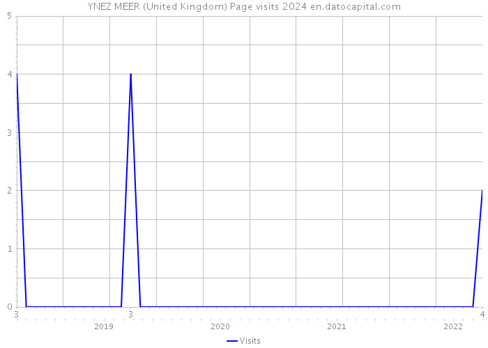 YNEZ MEER (United Kingdom) Page visits 2024 