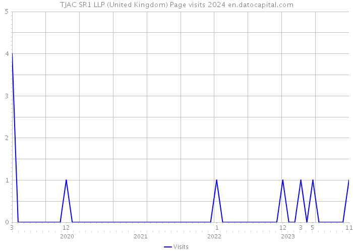 TJAC SR1 LLP (United Kingdom) Page visits 2024 