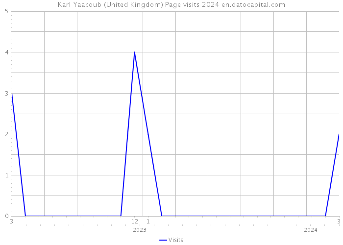 Karl Yaacoub (United Kingdom) Page visits 2024 