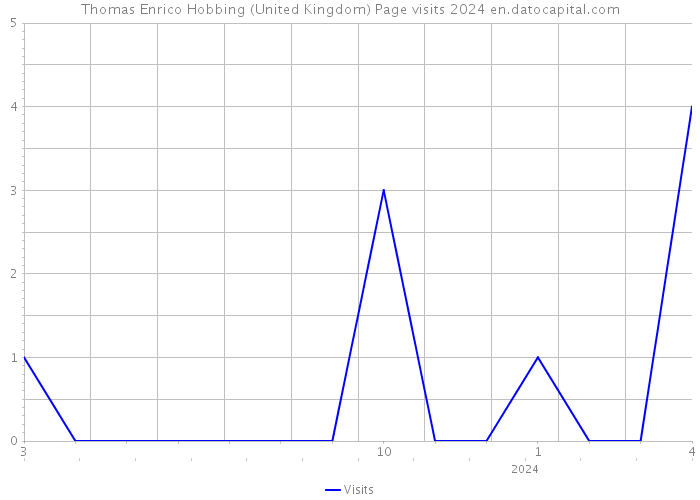 Thomas Enrico Hobbing (United Kingdom) Page visits 2024 