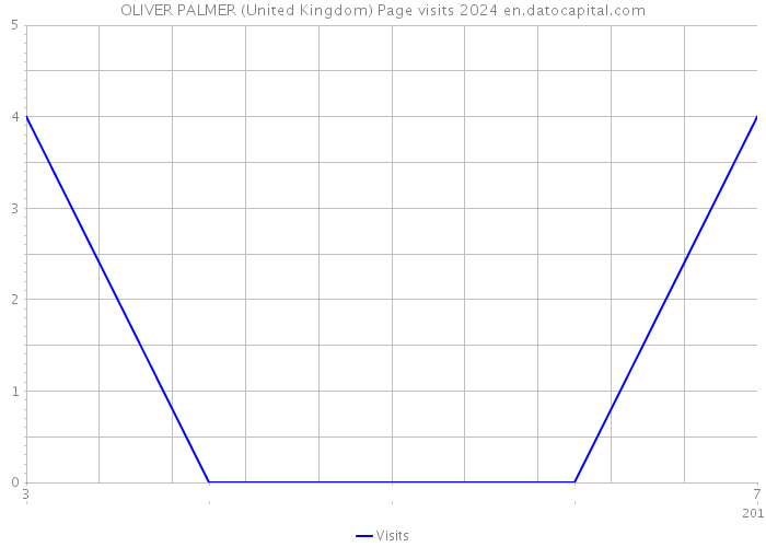 OLIVER PALMER (United Kingdom) Page visits 2024 