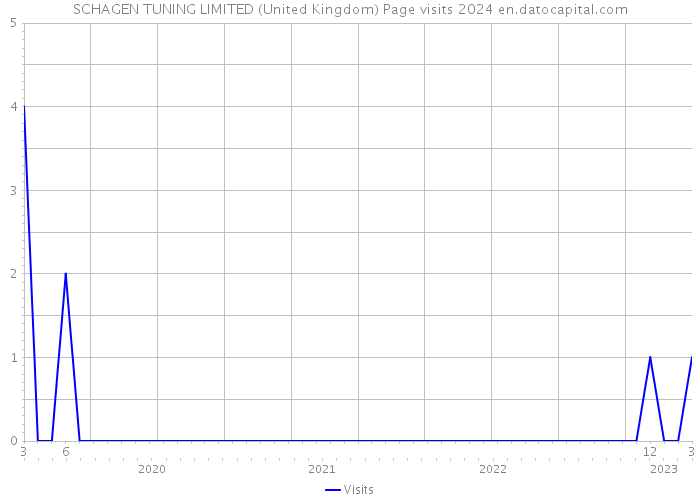 SCHAGEN TUNING LIMITED (United Kingdom) Page visits 2024 