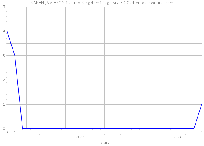 KAREN JAMIESON (United Kingdom) Page visits 2024 