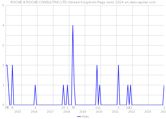 ROCHE & ROCHE CONSULTING LTD (United Kingdom) Page visits 2024 