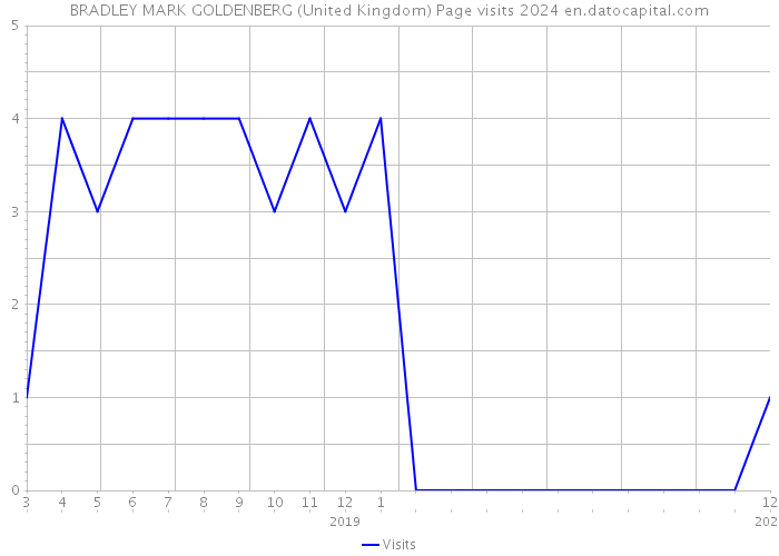 BRADLEY MARK GOLDENBERG (United Kingdom) Page visits 2024 