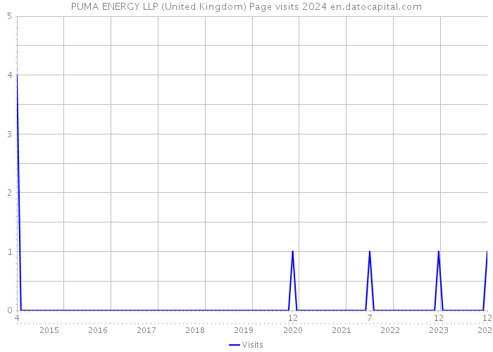 PUMA ENERGY LLP (United Kingdom) Page visits 2024 
