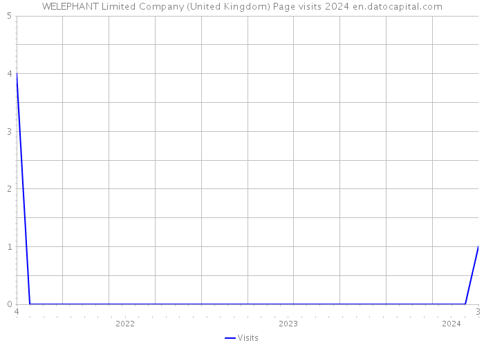 WELEPHANT Limited Company (United Kingdom) Page visits 2024 