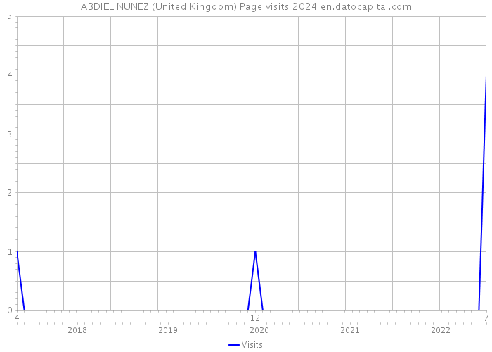 ABDIEL NUNEZ (United Kingdom) Page visits 2024 