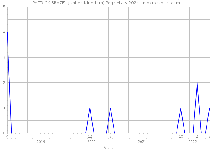 PATRICK BRAZEL (United Kingdom) Page visits 2024 