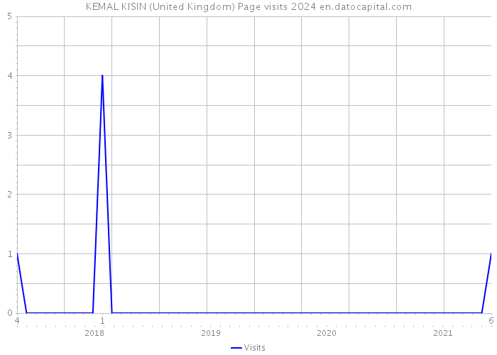 KEMAL KISIN (United Kingdom) Page visits 2024 