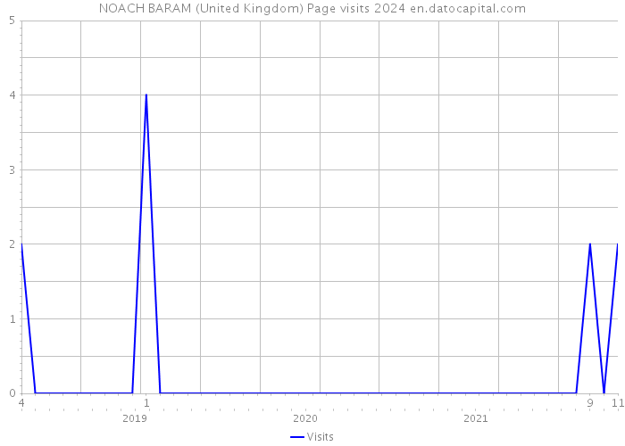 NOACH BARAM (United Kingdom) Page visits 2024 