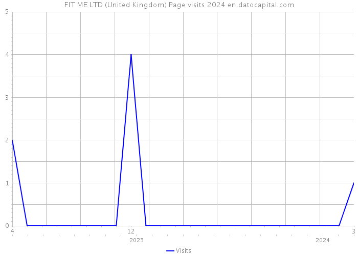 FIT ME LTD (United Kingdom) Page visits 2024 