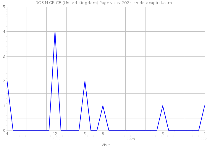 ROBIN GRICE (United Kingdom) Page visits 2024 