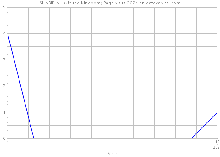 SHABIR ALI (United Kingdom) Page visits 2024 