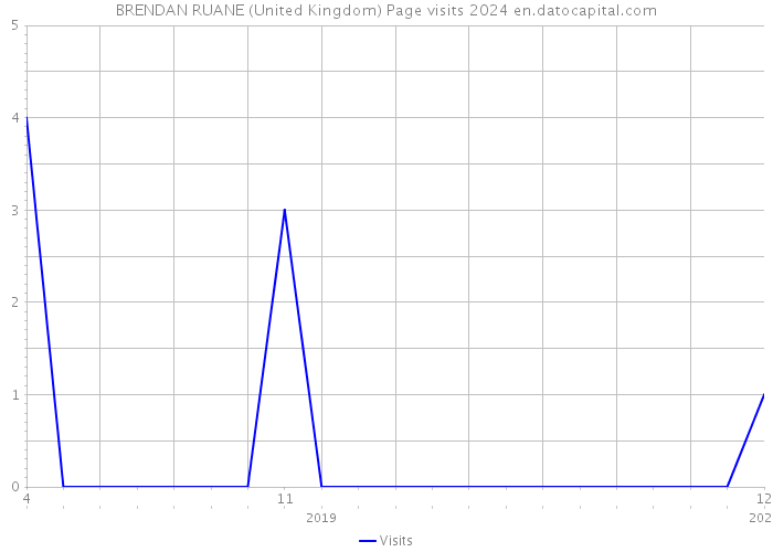 BRENDAN RUANE (United Kingdom) Page visits 2024 