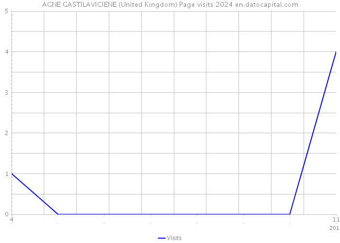 AGNE GASTILAVICIENE (United Kingdom) Page visits 2024 