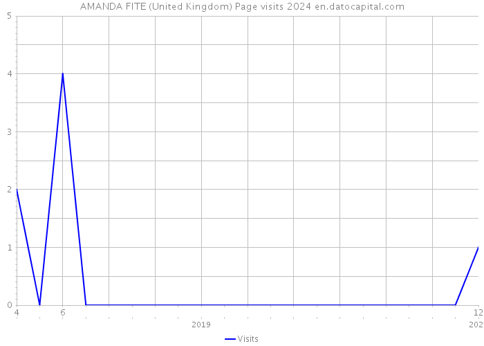 AMANDA FITE (United Kingdom) Page visits 2024 