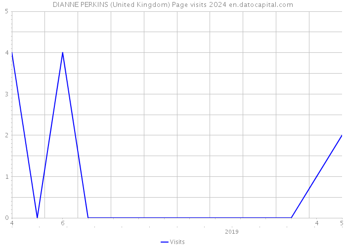 DIANNE PERKINS (United Kingdom) Page visits 2024 