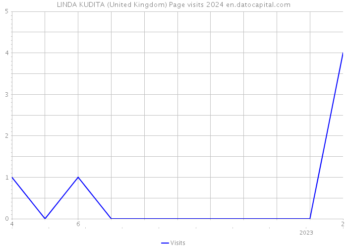 LINDA KUDITA (United Kingdom) Page visits 2024 
