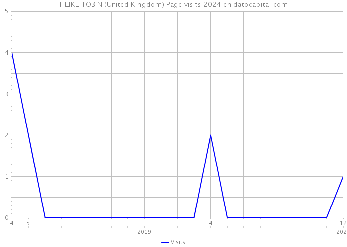 HEIKE TOBIN (United Kingdom) Page visits 2024 