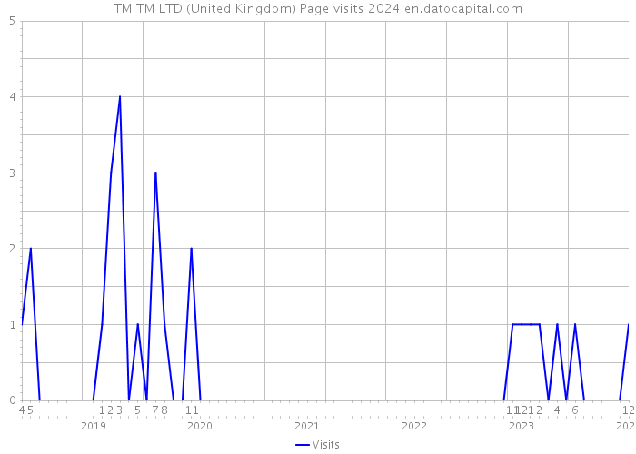 TM TM LTD (United Kingdom) Page visits 2024 