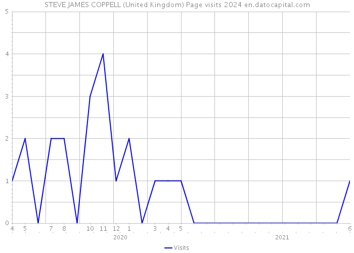 STEVE JAMES COPPELL (United Kingdom) Page visits 2024 
