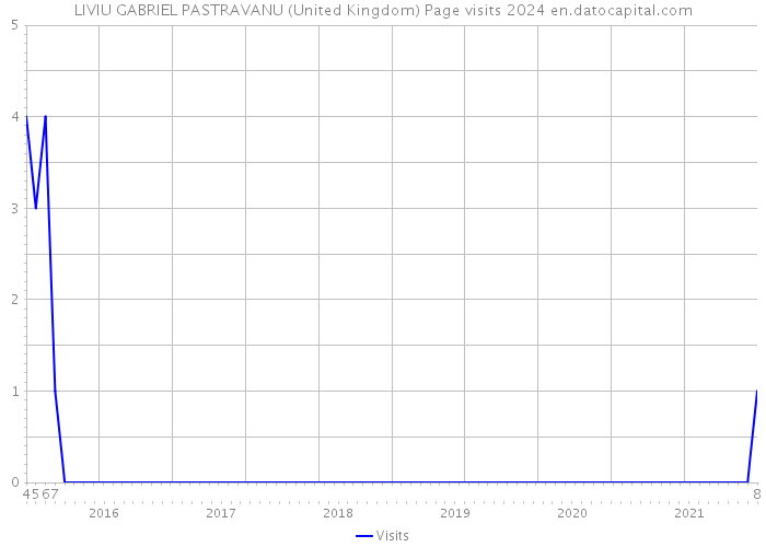 LIVIU GABRIEL PASTRAVANU (United Kingdom) Page visits 2024 