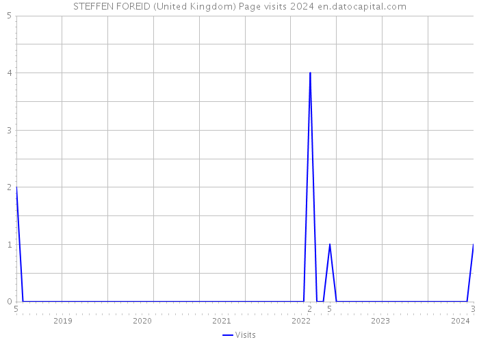 STEFFEN FOREID (United Kingdom) Page visits 2024 