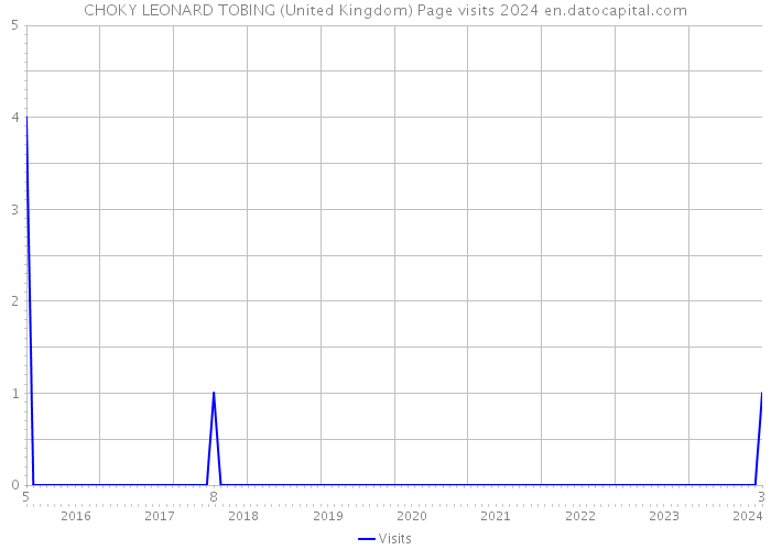 CHOKY LEONARD TOBING (United Kingdom) Page visits 2024 