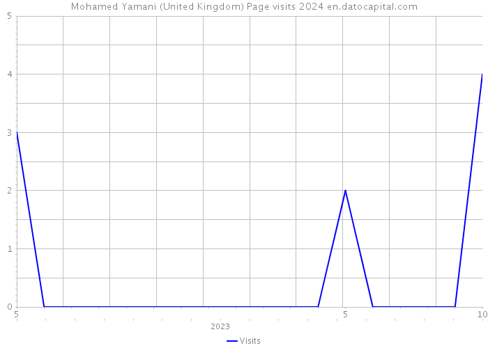 Mohamed Yamani (United Kingdom) Page visits 2024 