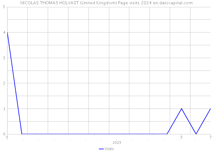 NICOLAS THOMAS HOLVAST (United Kingdom) Page visits 2024 