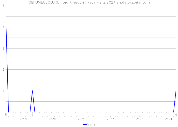 OBI UMEGBOLU (United Kingdom) Page visits 2024 