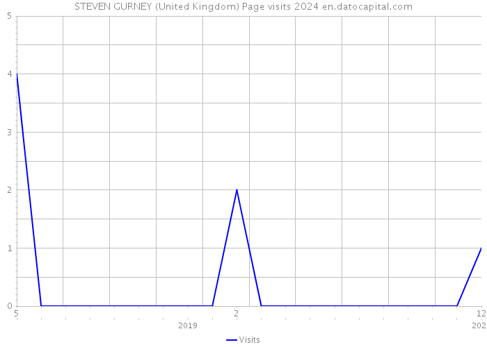 STEVEN GURNEY (United Kingdom) Page visits 2024 