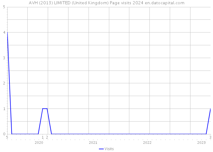 AVH (2013) LIMITED (United Kingdom) Page visits 2024 