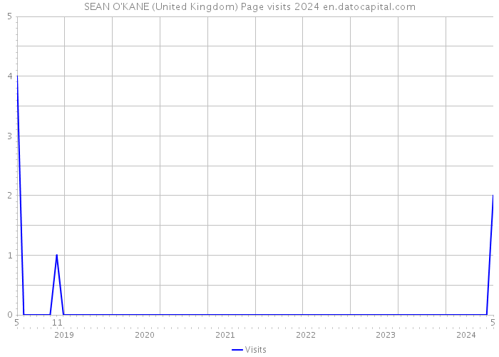 SEAN O'KANE (United Kingdom) Page visits 2024 
