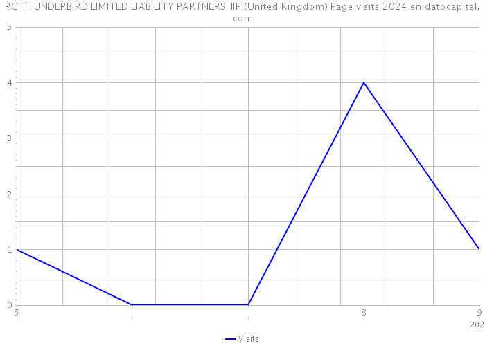RG THUNDERBIRD LIMITED LIABILITY PARTNERSHIP (United Kingdom) Page visits 2024 