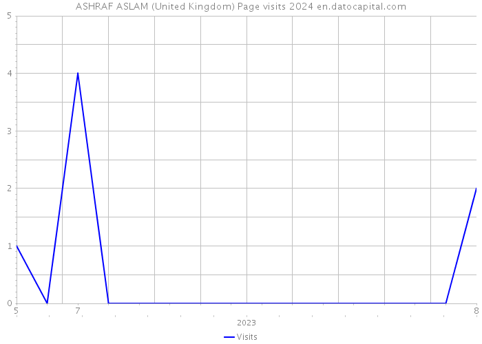 ASHRAF ASLAM (United Kingdom) Page visits 2024 