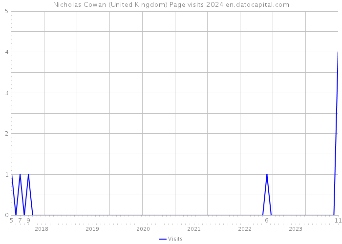 Nicholas Cowan (United Kingdom) Page visits 2024 