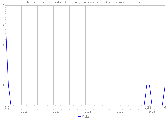 Rohan Shenoy (United Kingdom) Page visits 2024 