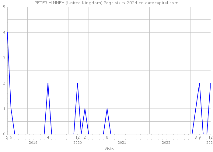 PETER HINNEH (United Kingdom) Page visits 2024 