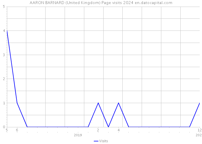 AARON BARNARD (United Kingdom) Page visits 2024 