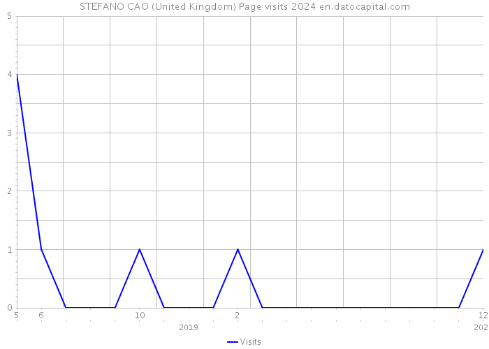STEFANO CAO (United Kingdom) Page visits 2024 
