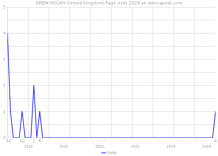 DREW HOGAN (United Kingdom) Page visits 2024 