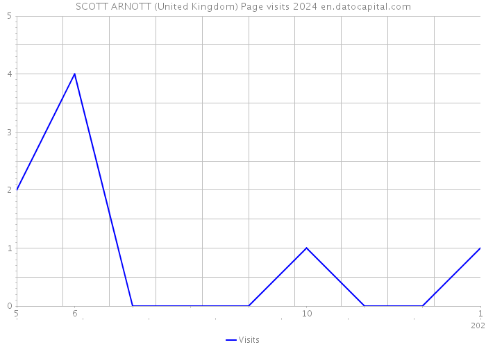 SCOTT ARNOTT (United Kingdom) Page visits 2024 