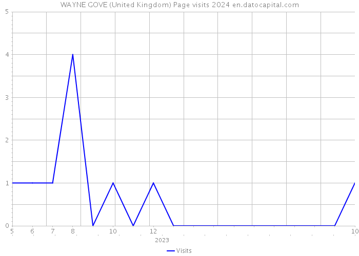 WAYNE GOVE (United Kingdom) Page visits 2024 